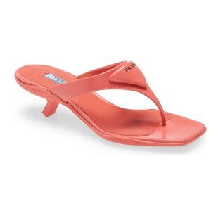 PRADA Logo Sandal sz 10